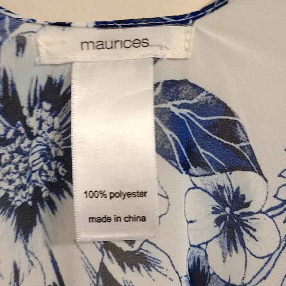 Maurices Blue Floral Kimono - Picture 5 of 5